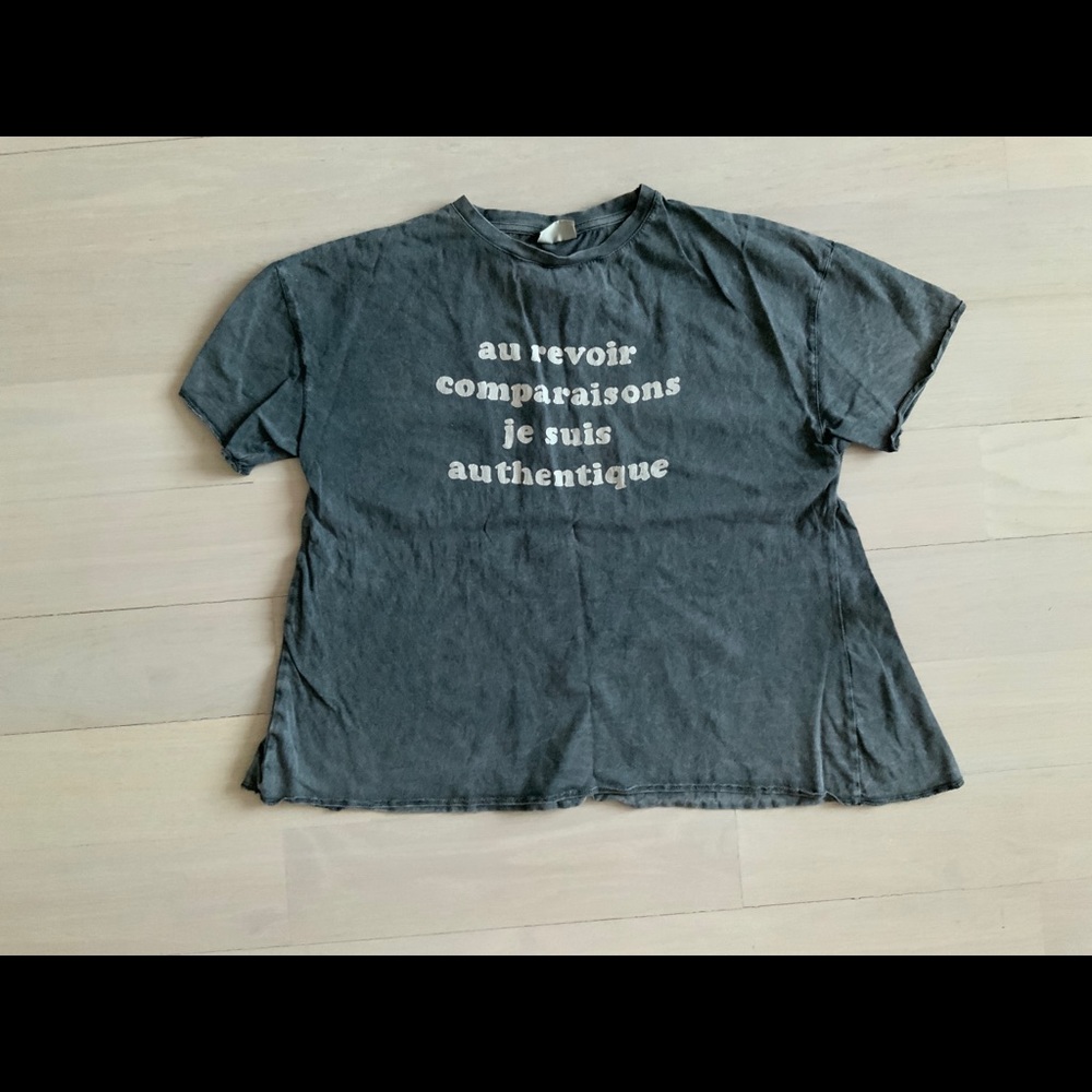 Gray Zara T-shirt